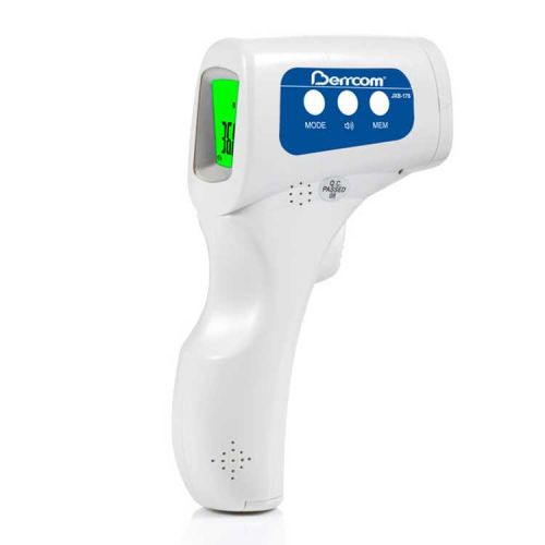 Infrared Thermometer Non-Contact Forehead Temperature Measurement Device Accurate Body Themometer 1 Second Instant Test 3 Color LCD Backlight with Fever Alarm ° C/ ° F Switchable 