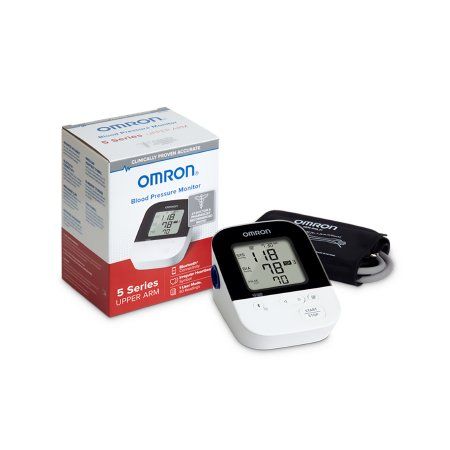 Digital Blood Pressure Monitoring Unit Omron® 5 Series™ 1-Tube For Home Use  Adult Large Cuff