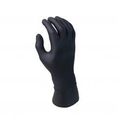 5mil Nitrile Black PF Exam Gloves - Large