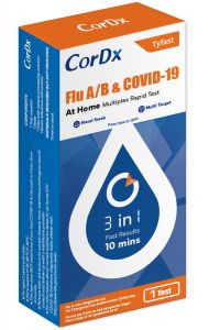 CorDx TyFast Flu A/B & COVID-19 At Home Multiplex Rapid Test