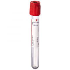 BD Vacutainer, Plastic, 6 mL, Red (Pack of 100)