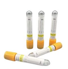 5ml Vacuum Tube, 13*100mm, Yellow Cap, Non-Additive, Sterile