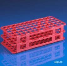 Rack, Tube, 16/17mm, 60-Place, PP, Red