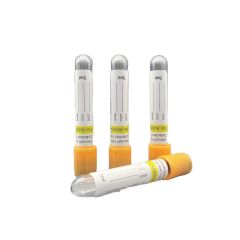 5ml Vacuum Tube, 13*75mm, Yellow Cap, Non-Additive, Sterile