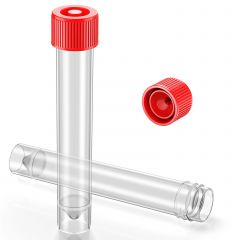 Transport Tube, 10mL, with Attached Screw Cap