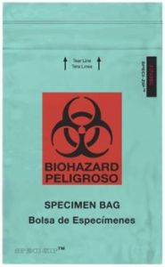 Fisher Inteplast SPECI-ZIP Reclosbale Biohazard Bags