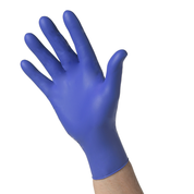 5mil Nitrile Colbalt Chemo Exam Gloves (Full Textured Palm) - Large