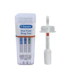 T-Square 6 Panel Oral Fluid Tests, No THC - With Indicator